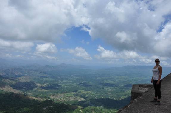 A grandiosa paisagem que se vê do alto da Citadelle, no norte do Haiti